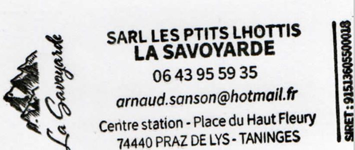 La Savoyarde Praz de lys