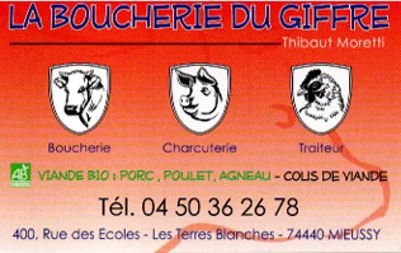 Boucherie du Giffre