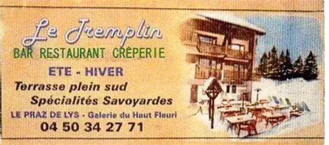 Le tremplin Praz de Lys